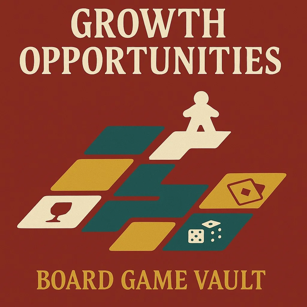 Board game vault showcasing growth opportunities