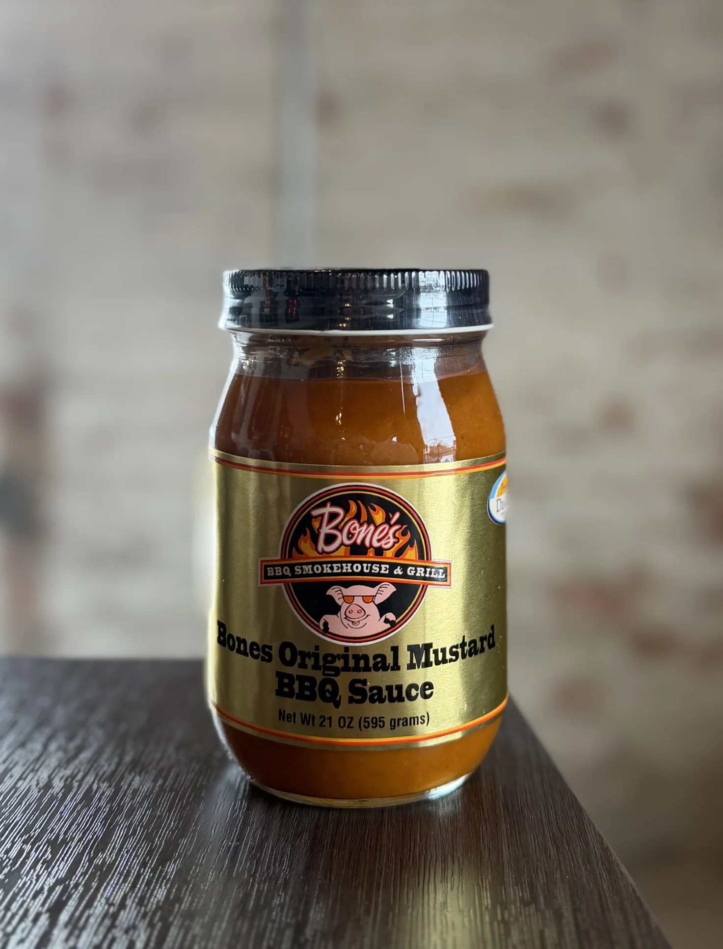 Bottle of Mustard BBQ Sauce
