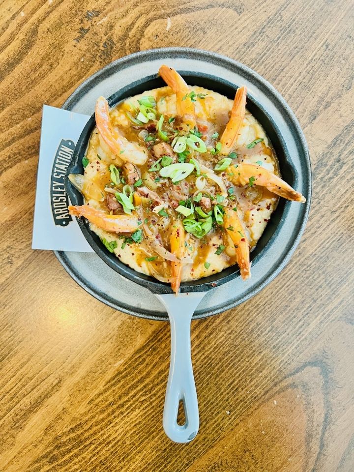 SHRIMP & GRITS at Ardsley Station