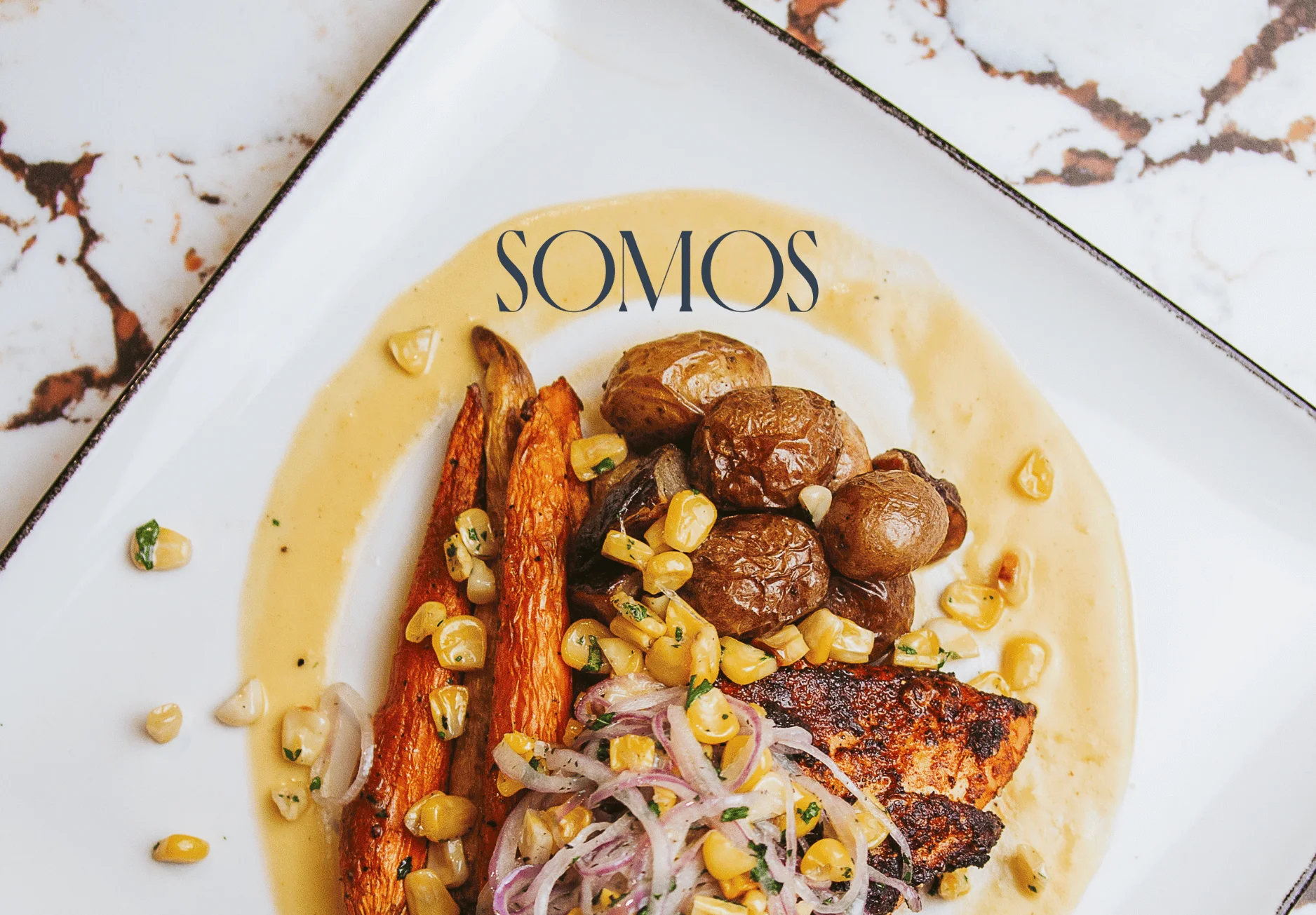 Globally inspired cuisine with local roots logo