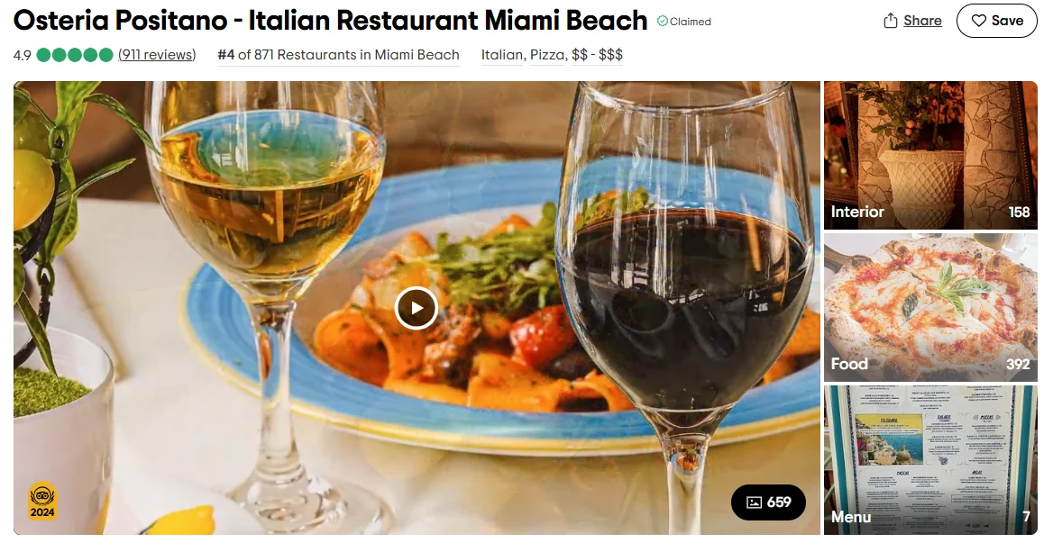 Italian pasta dish with wine in a cozy restaurant setting