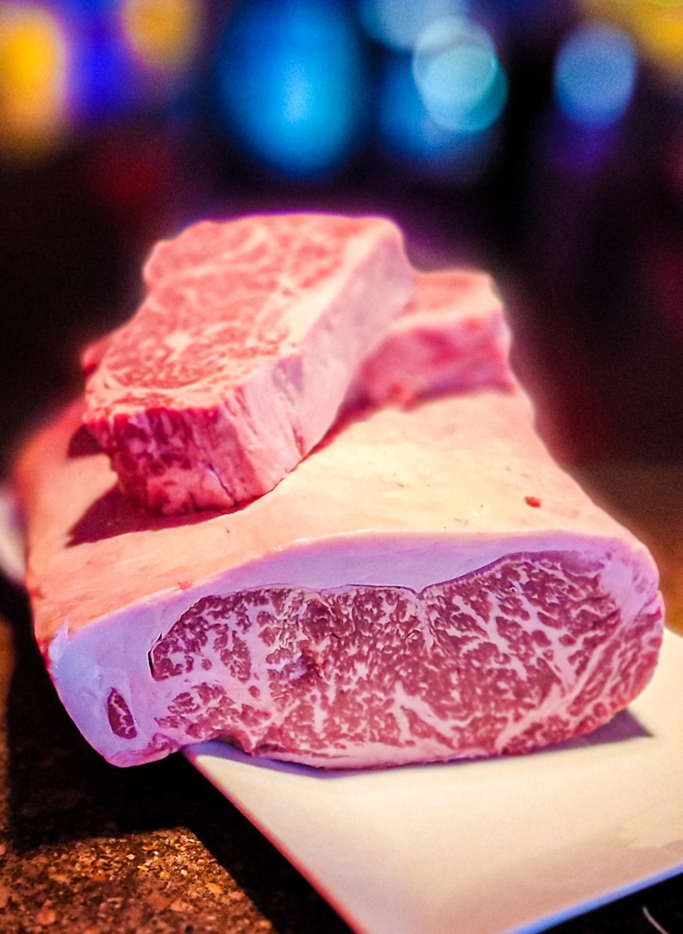 Iowa Pemium Prime Beef at Irina's Steak & Seafood.