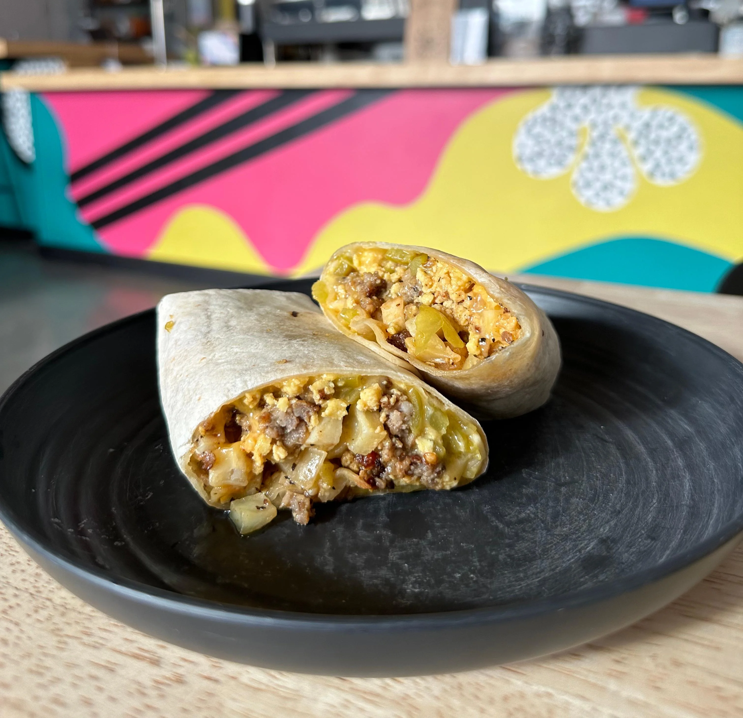 Sausage Breakfast Burrito
