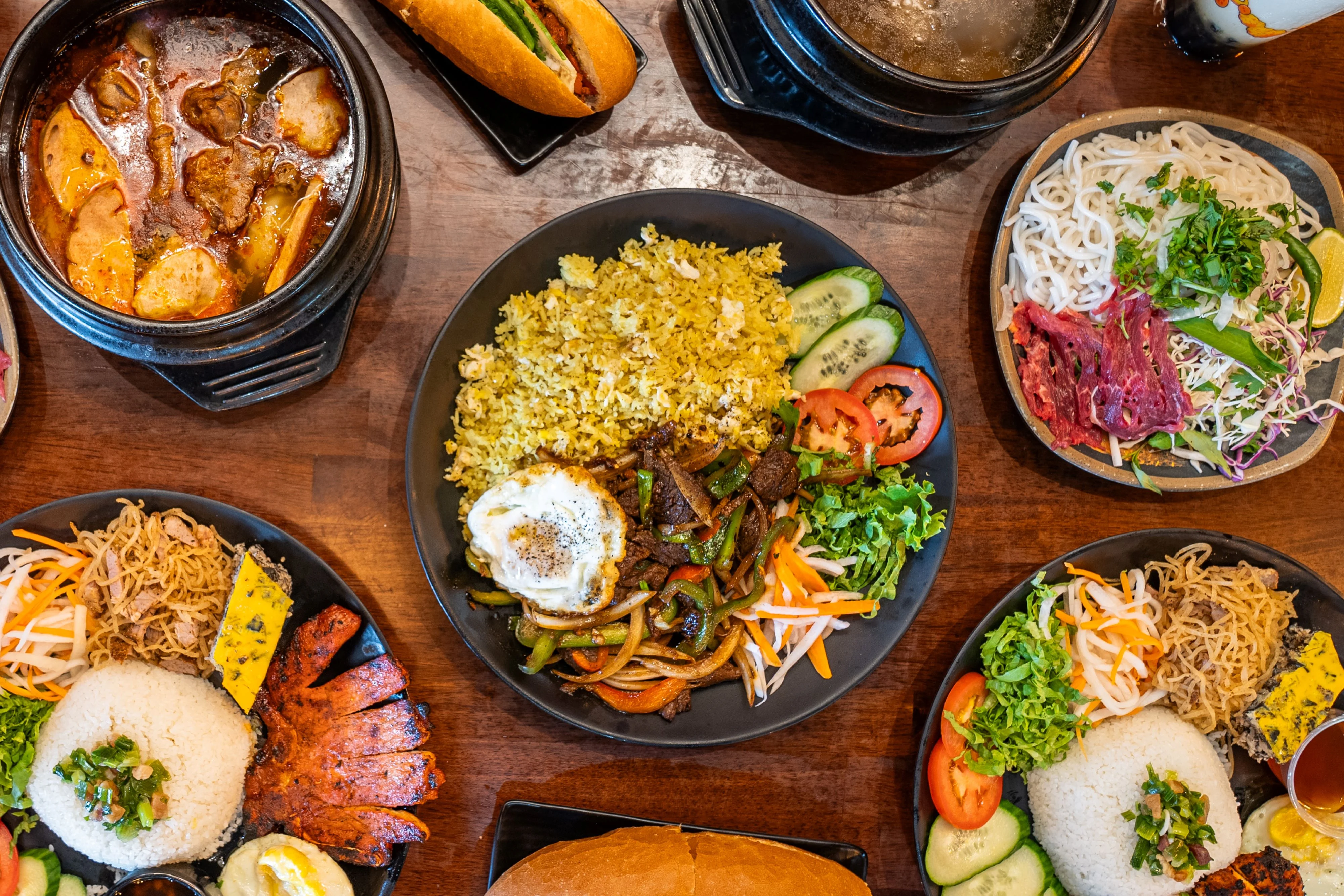 Super Banh Mi Pho Dishes