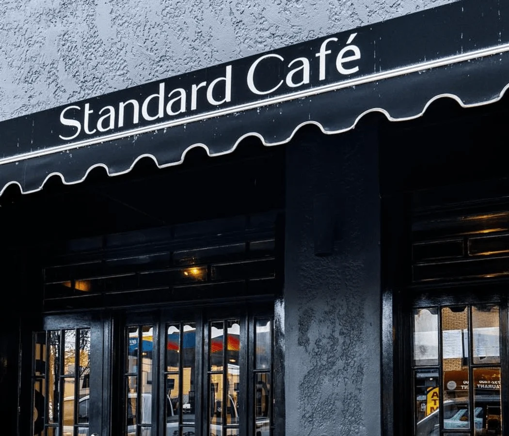The outside of the Standard Cafe