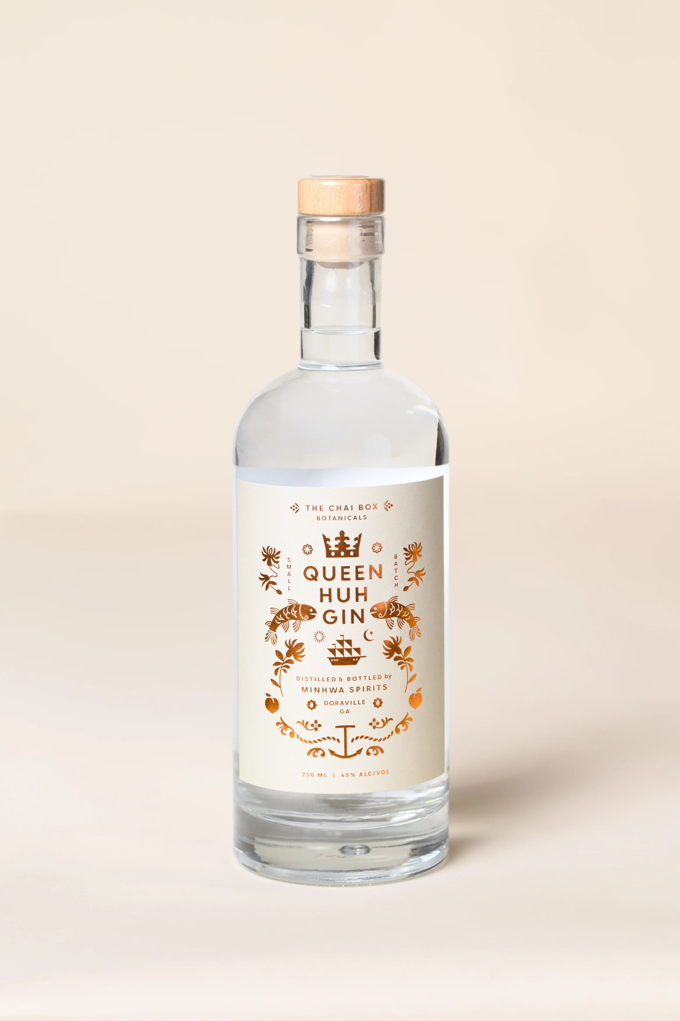 Bottle of Korean single malt whiskey with unique design