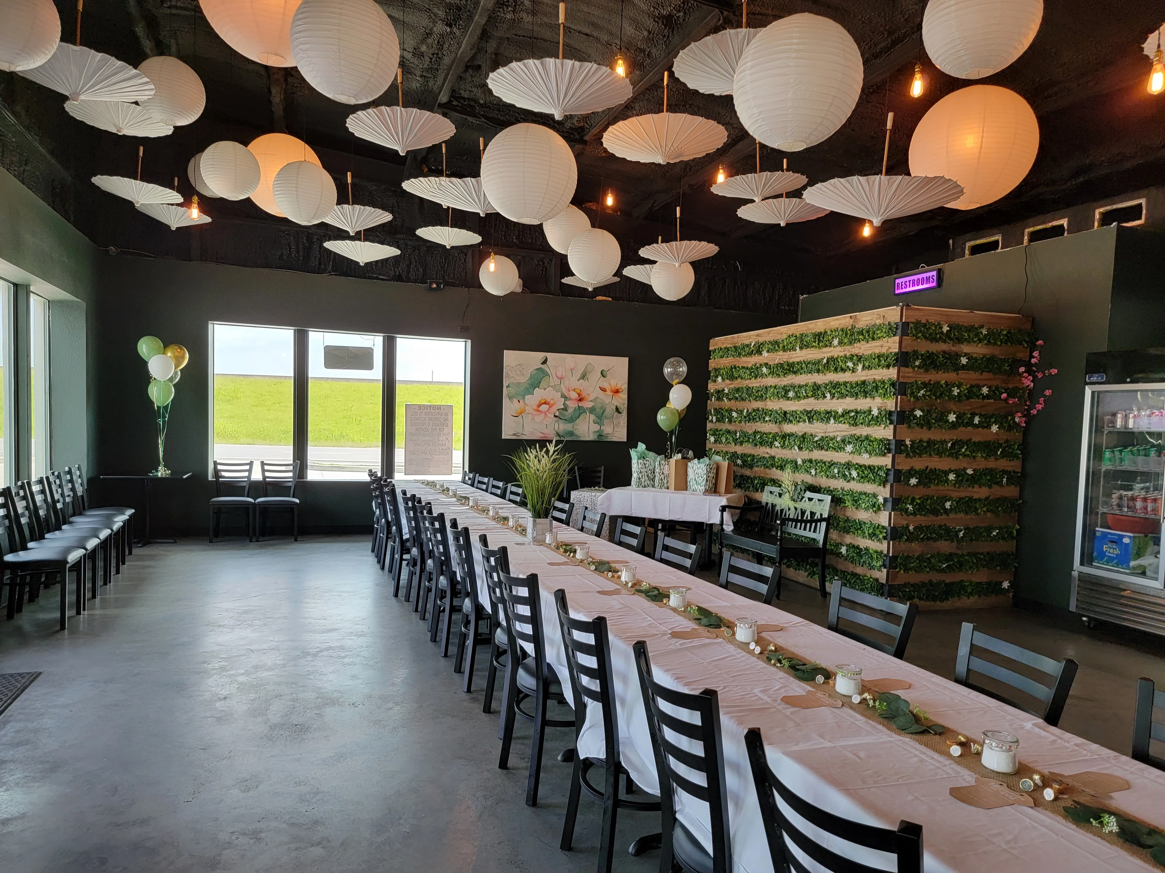 The interior of Mama Kim's restaurant