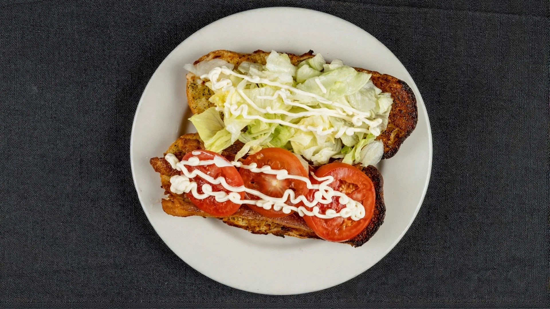 A delicious BLT sub sandwich with crispy bacon, lettuce, and tomato.