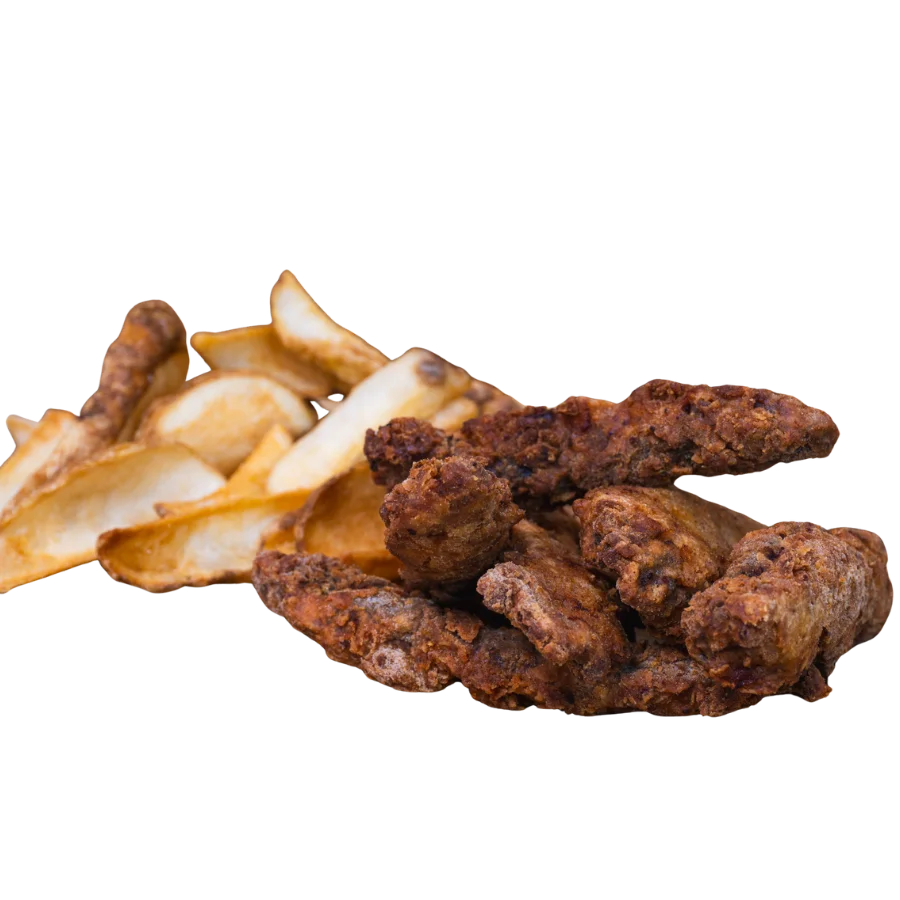 Buffalo Finger Steak Basket - Hand Crafted