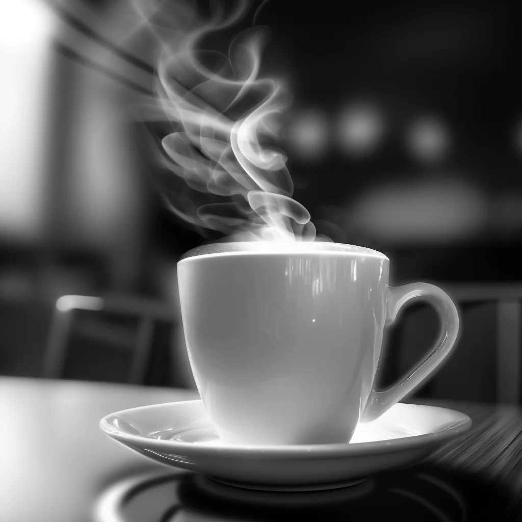A hot cup of coffee at Seagrass Grille in Hilton Head Island, SC.
