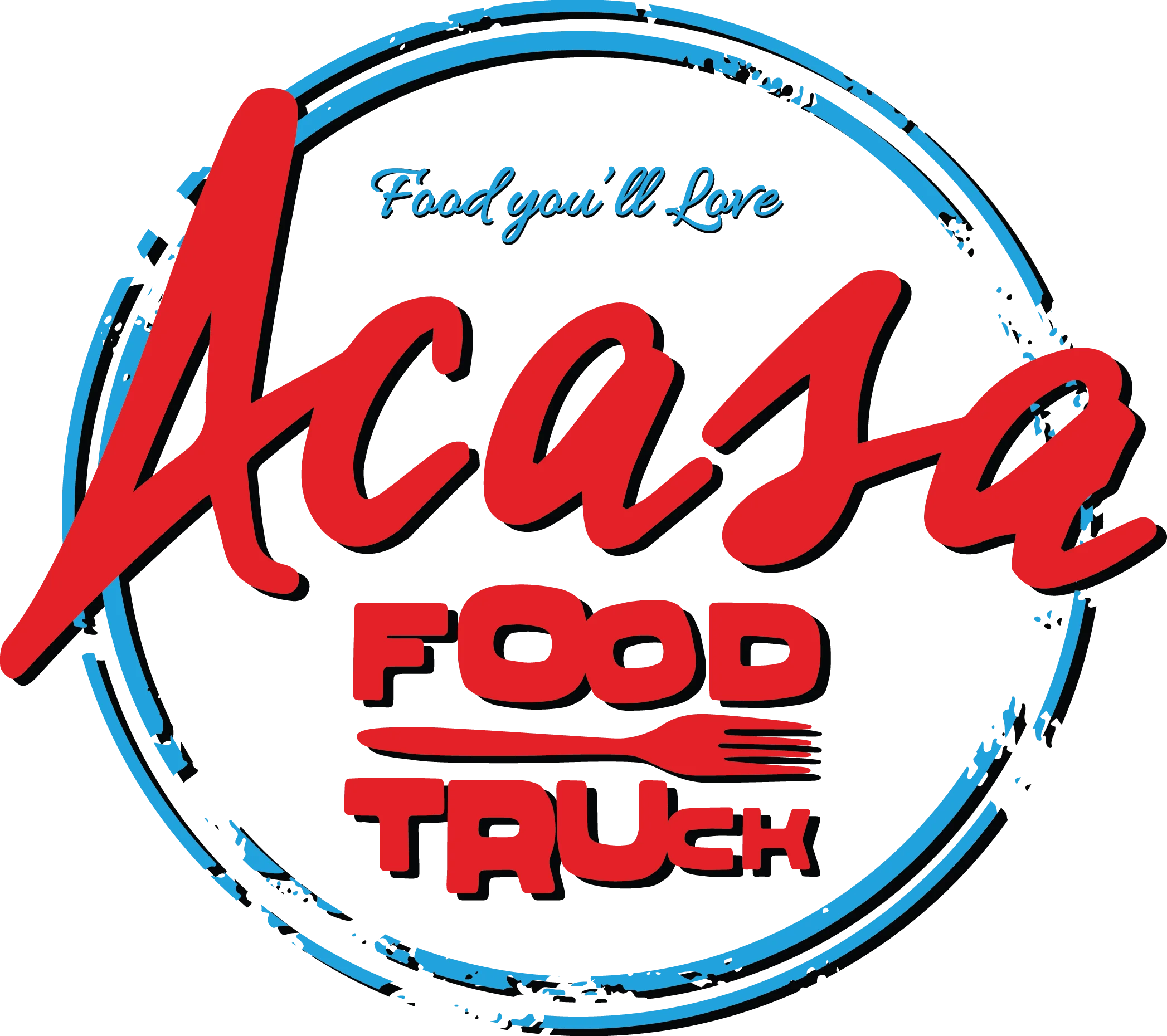 Acasa restaurant logo featuring modern design and vibrant colors.