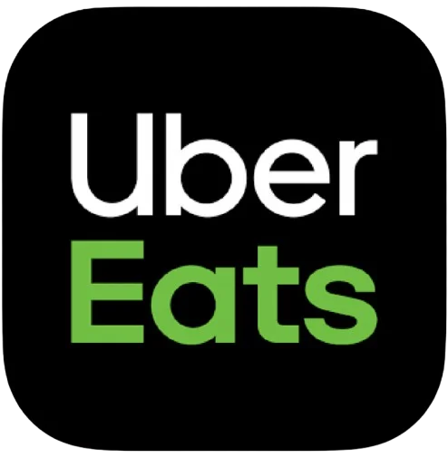 Uber Eats logo on a white background