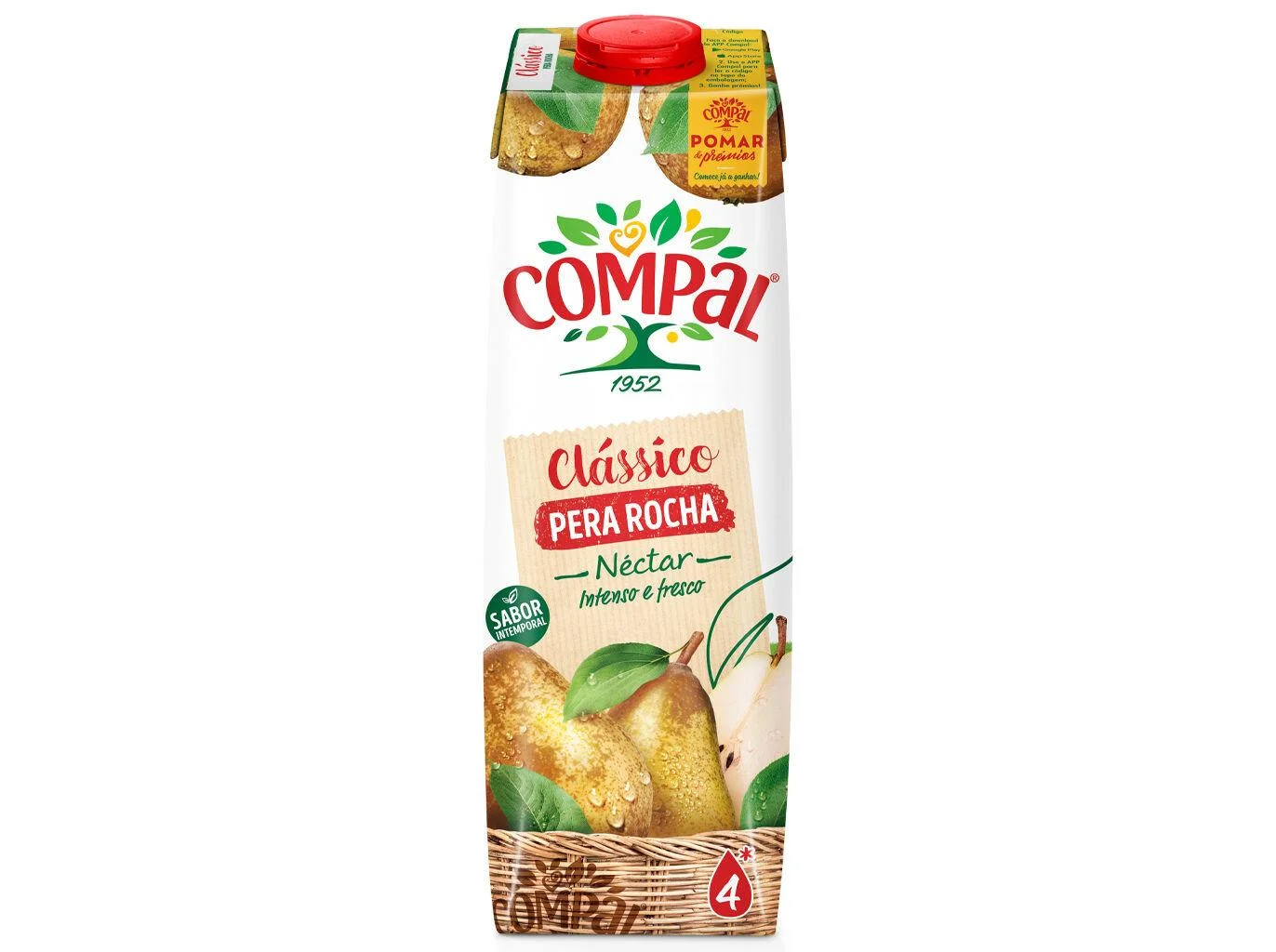 Compal Sumo Nectar Pera Rocha 1L