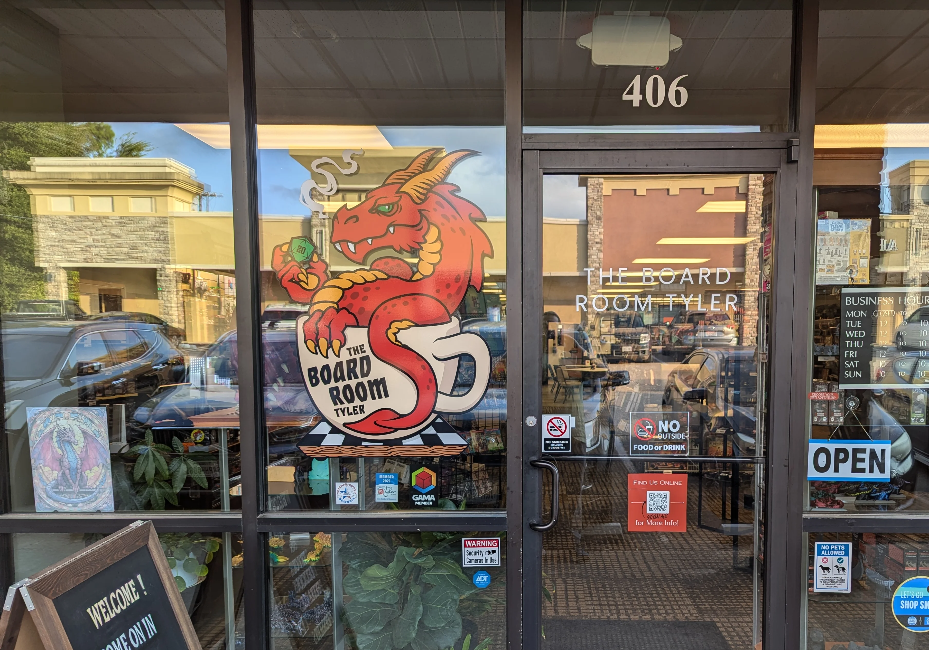 Storefront showing main entryway