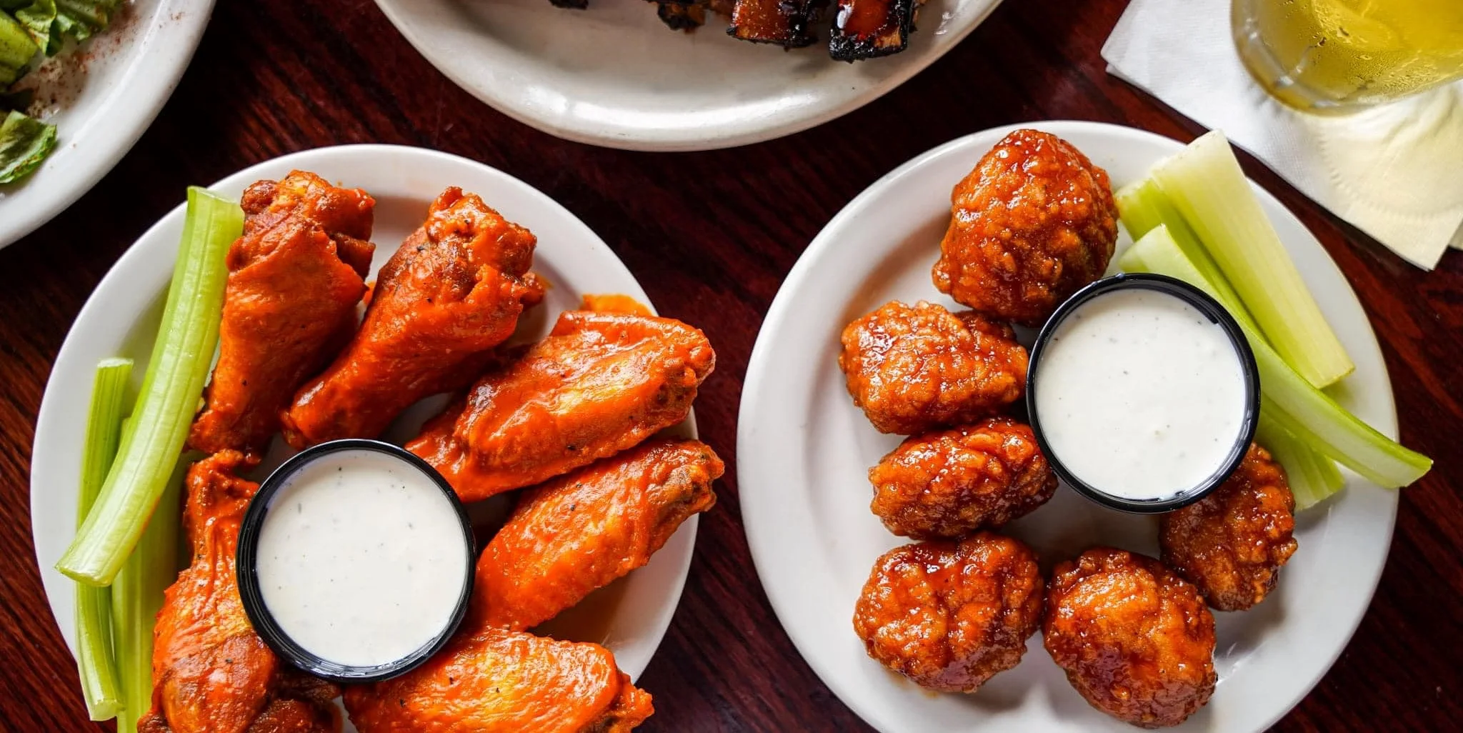 Traditional and Boneless Wings