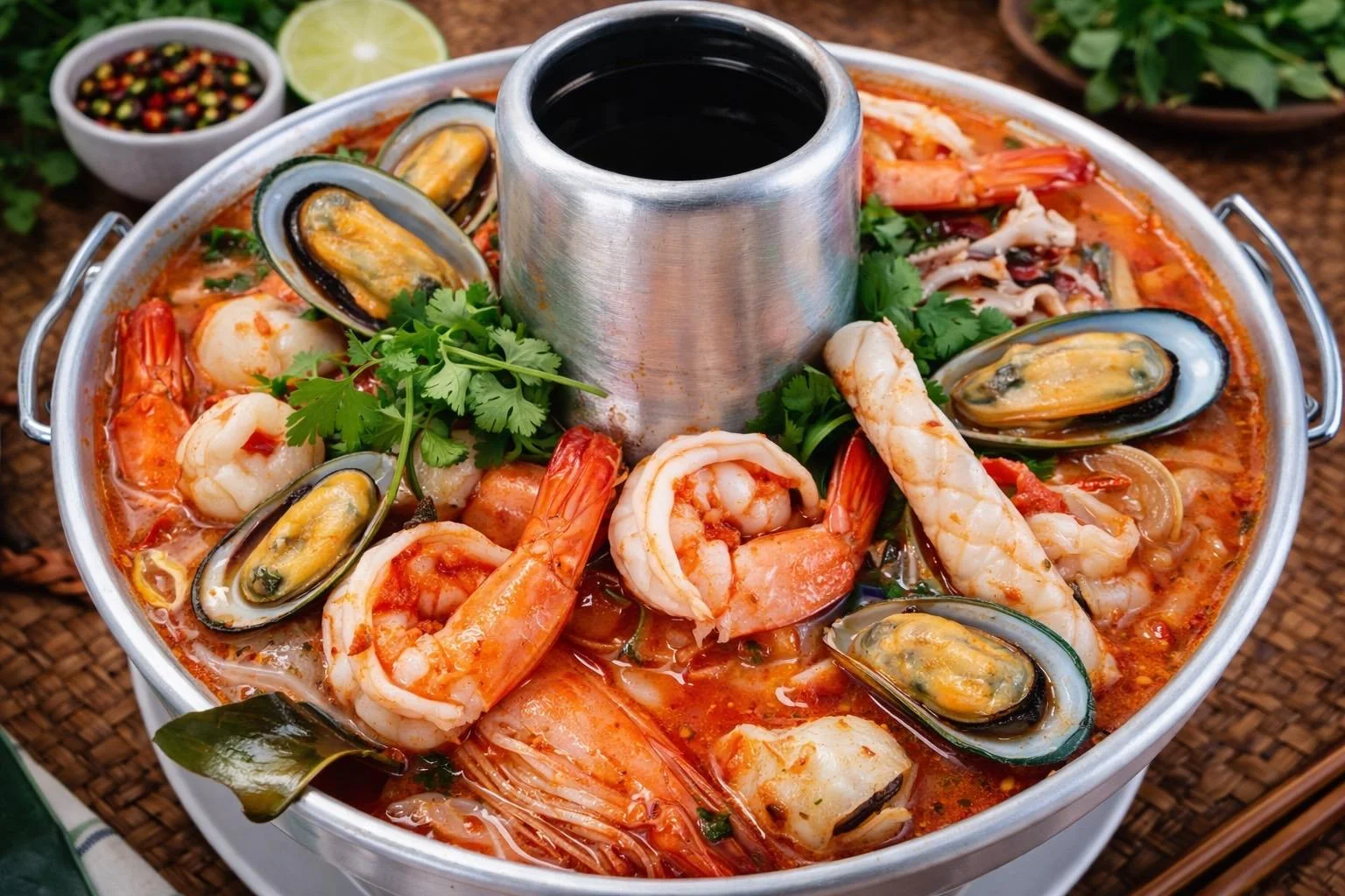 TOM YUM SEAFOOD HOT POT