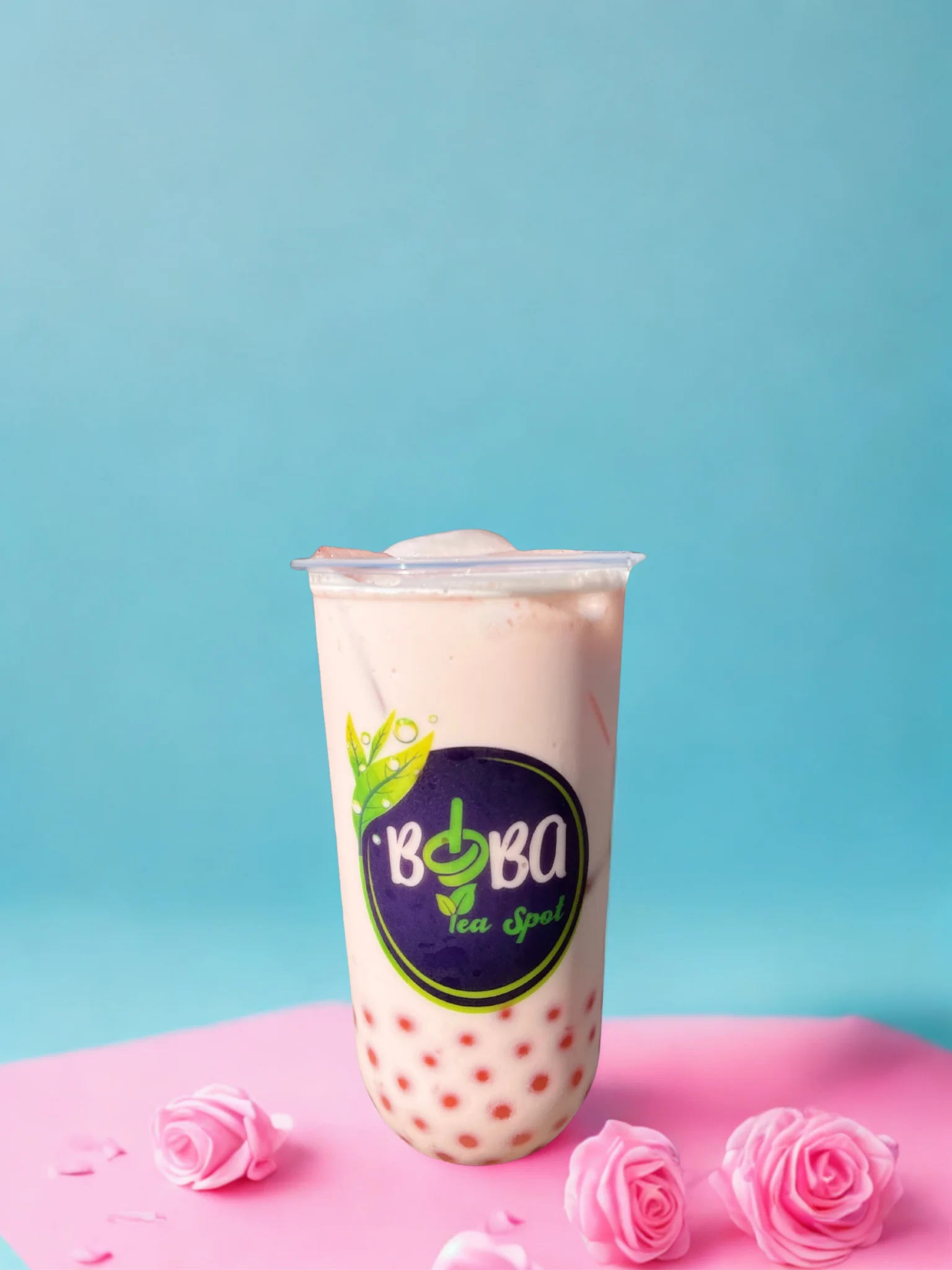 ROSY DRAGON MILK TEA(COME WITH DRAGON POP)