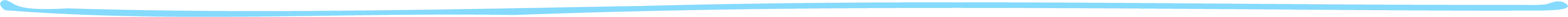 Abstract blue line on a white background