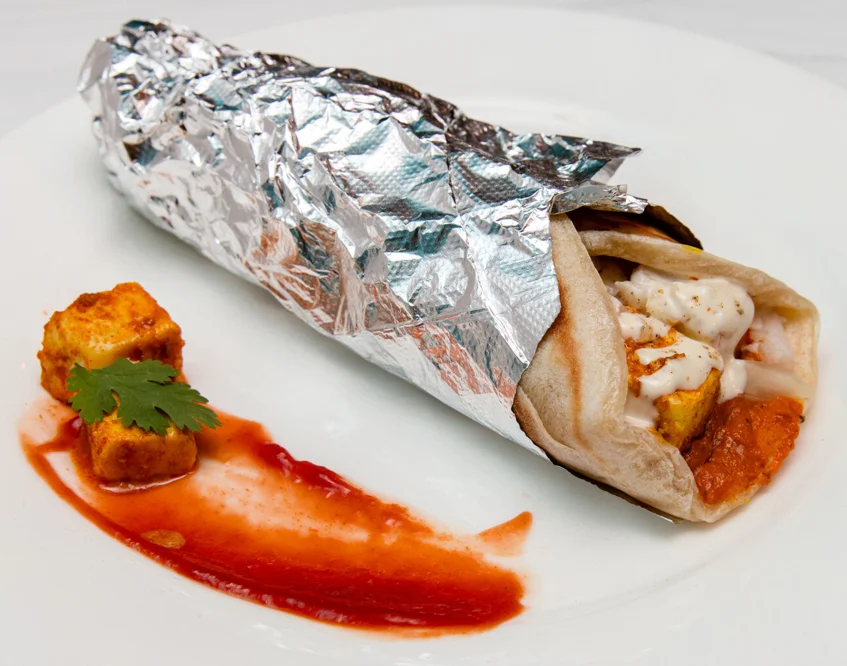 Spicy Tandoori Chicken Tikka Kathi Roll