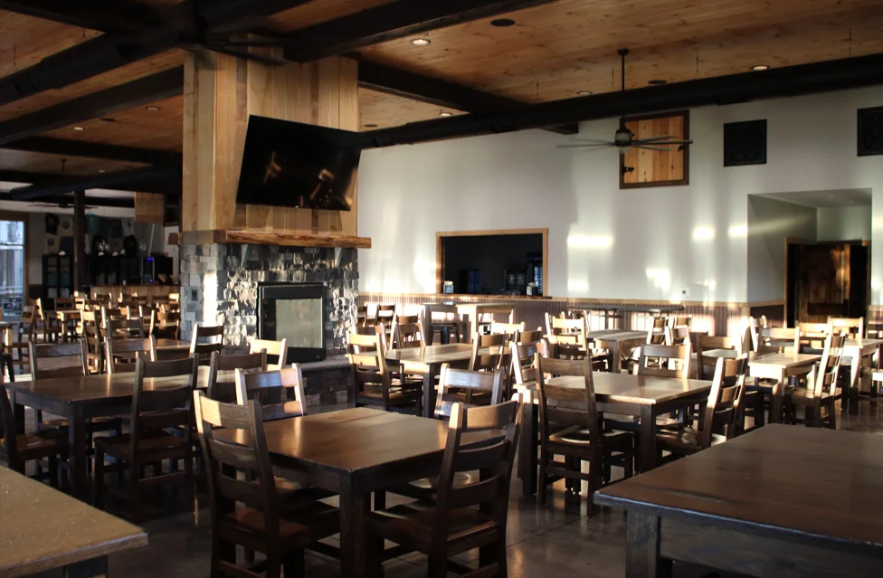 Interior taproom at Chilly Hollow Brewing Co. 
