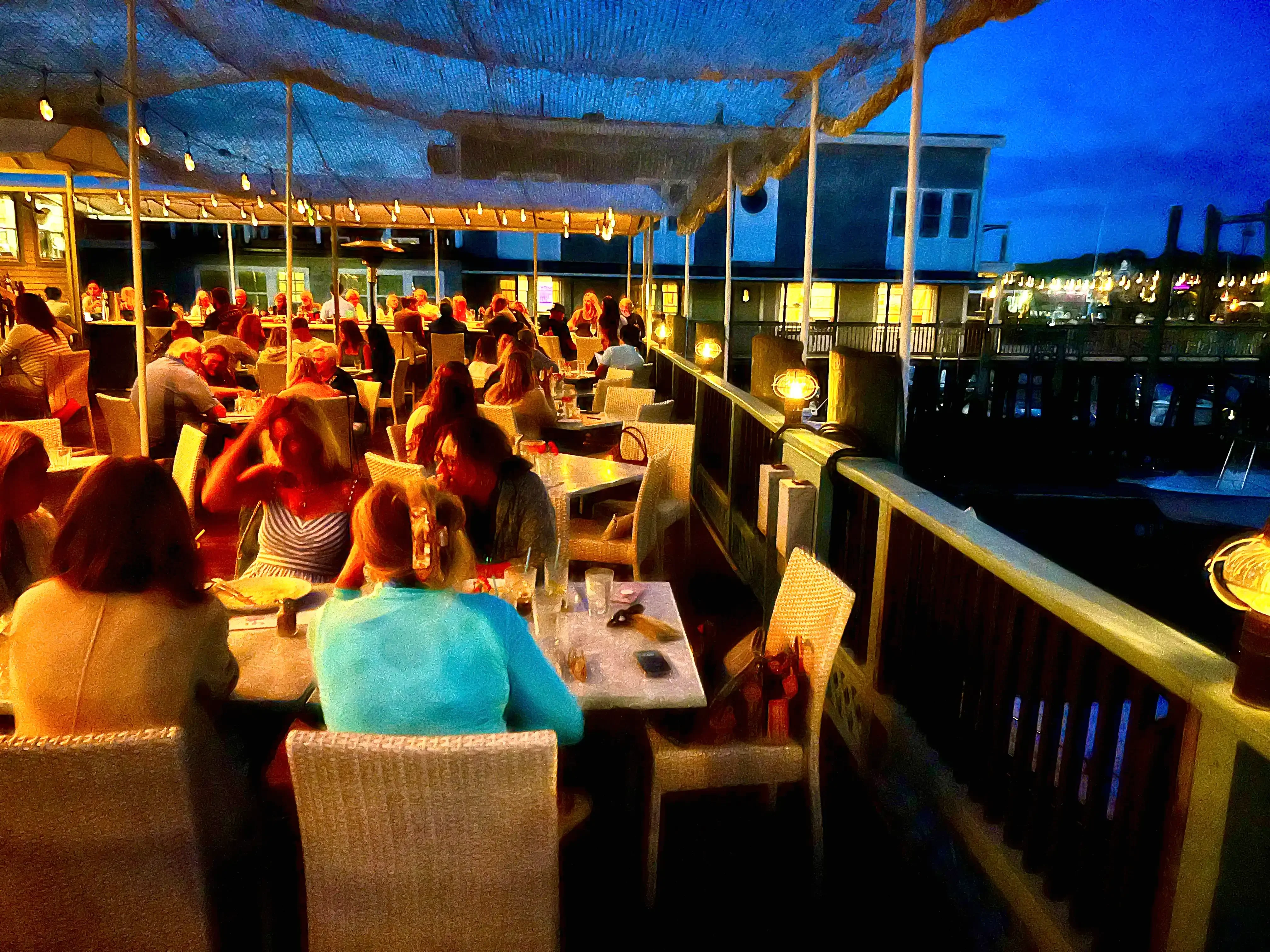 best seafood lunch dinner restaurant Gloucester MA waterfront grass-fed beef