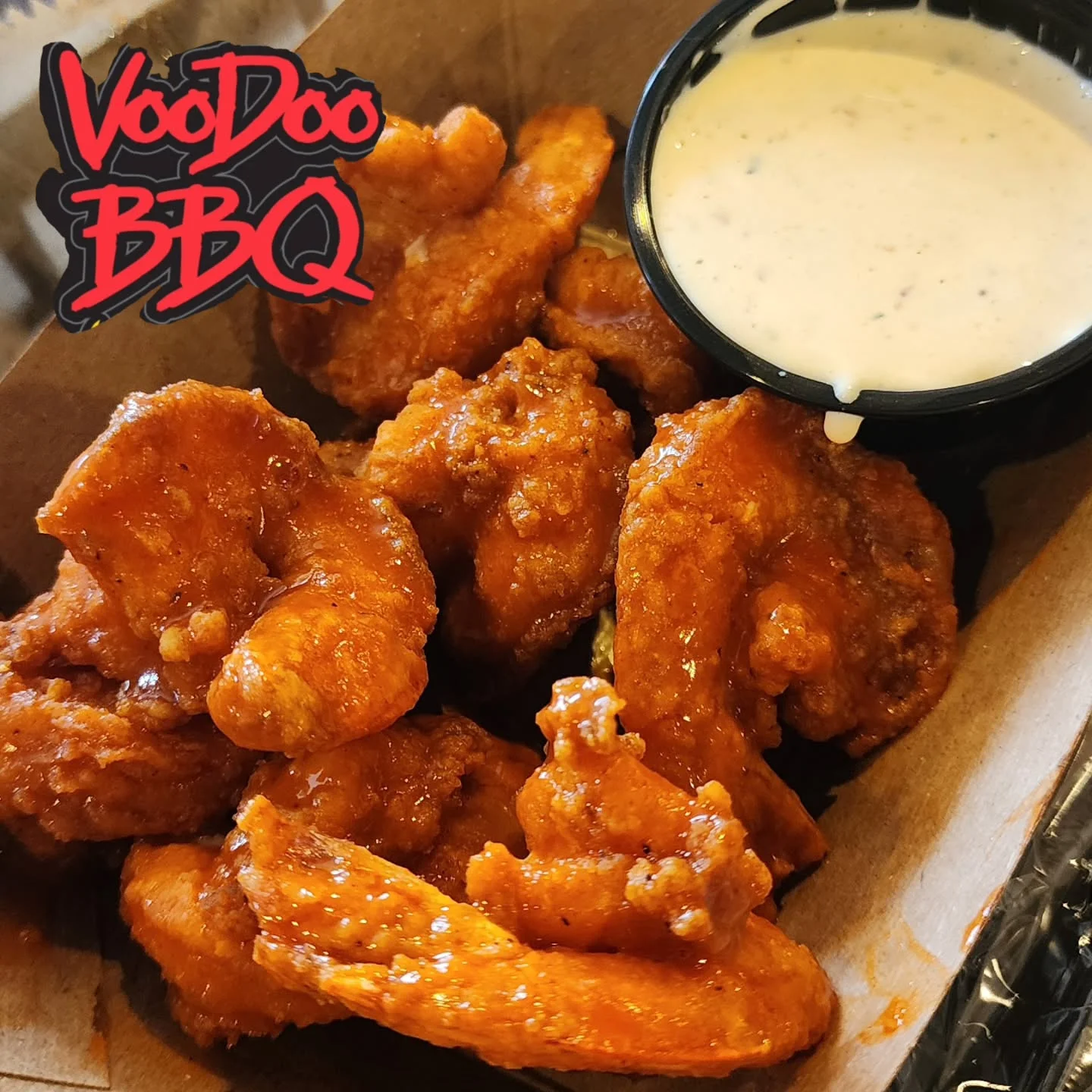 Spicy Southern-style BBQ shrimp with dipping sauce