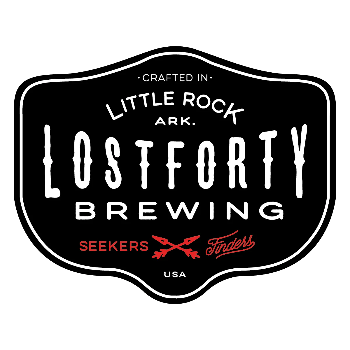 Logo of Lost Forty Brewing from Little Rock, Arkansas