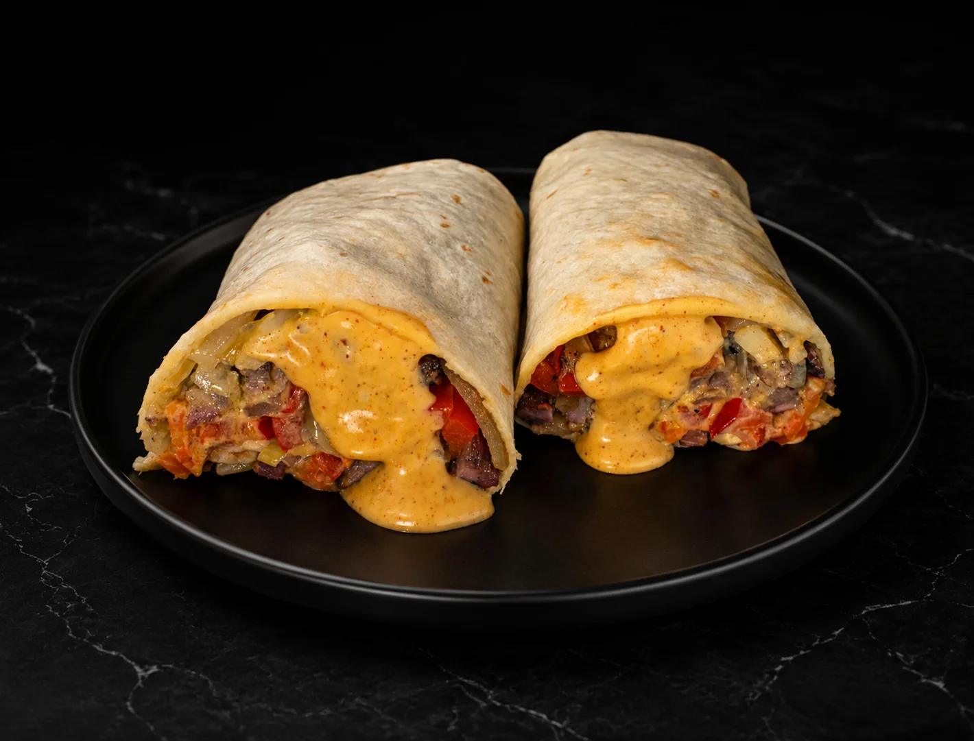 Golden Jamaican patties served with fresh vegetables