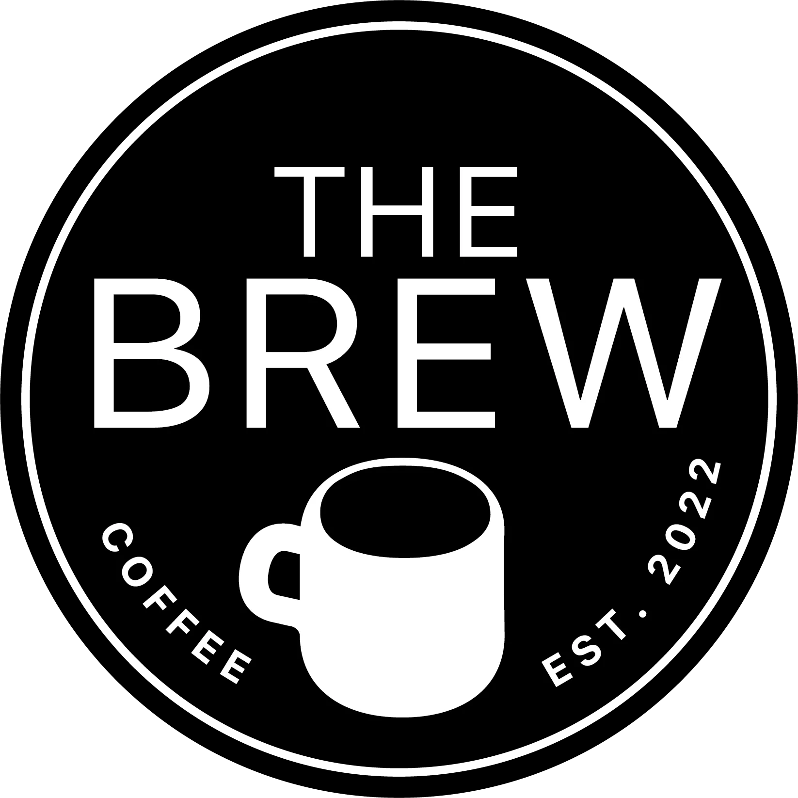 Logo of The Brew coffee shop established in 2022