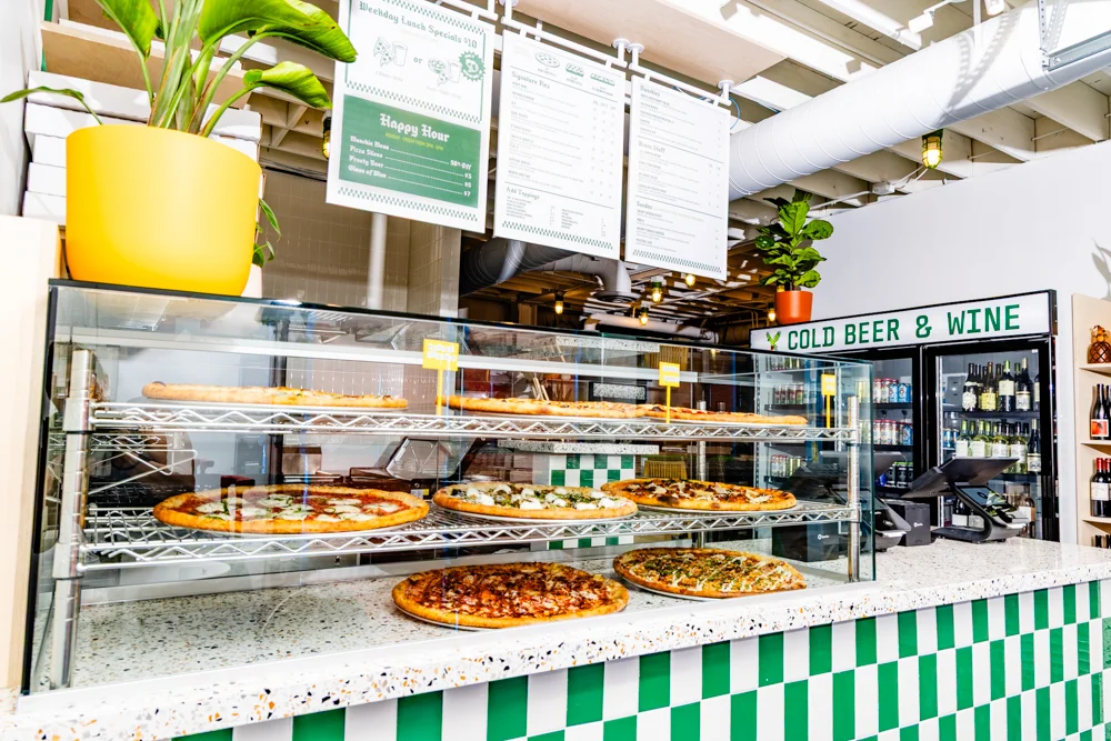 Slice Counter at Anna's Pizza Joint