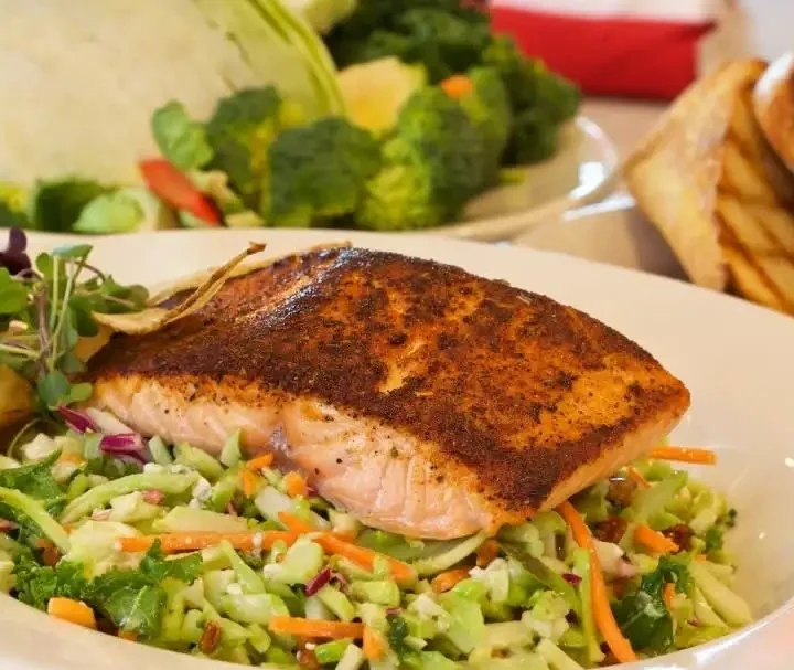 Blackened Salmon Power Salad