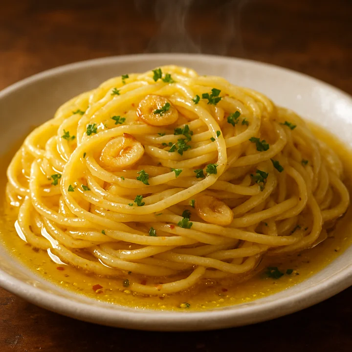 Pasta with Garlic and oil