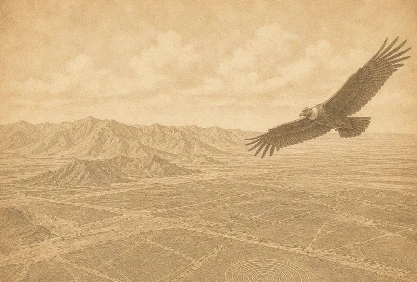 Welcome sign for the Nazca Lines in Peru