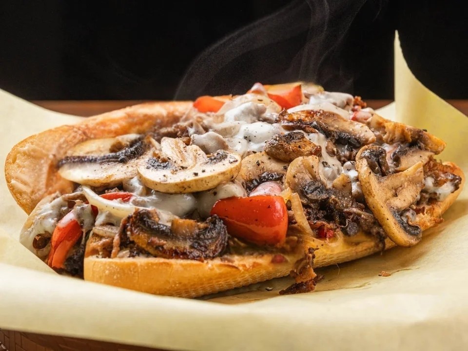 Mushroom Pepper Cheesesteak